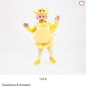 Pottery Barn Kids My Little Sunshine Costume